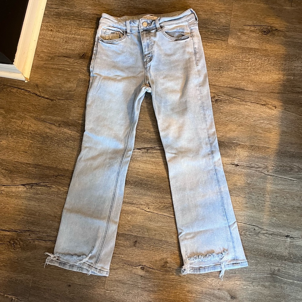 VERVET BY FLYING MONKEY Light Wash Skinny Jeans